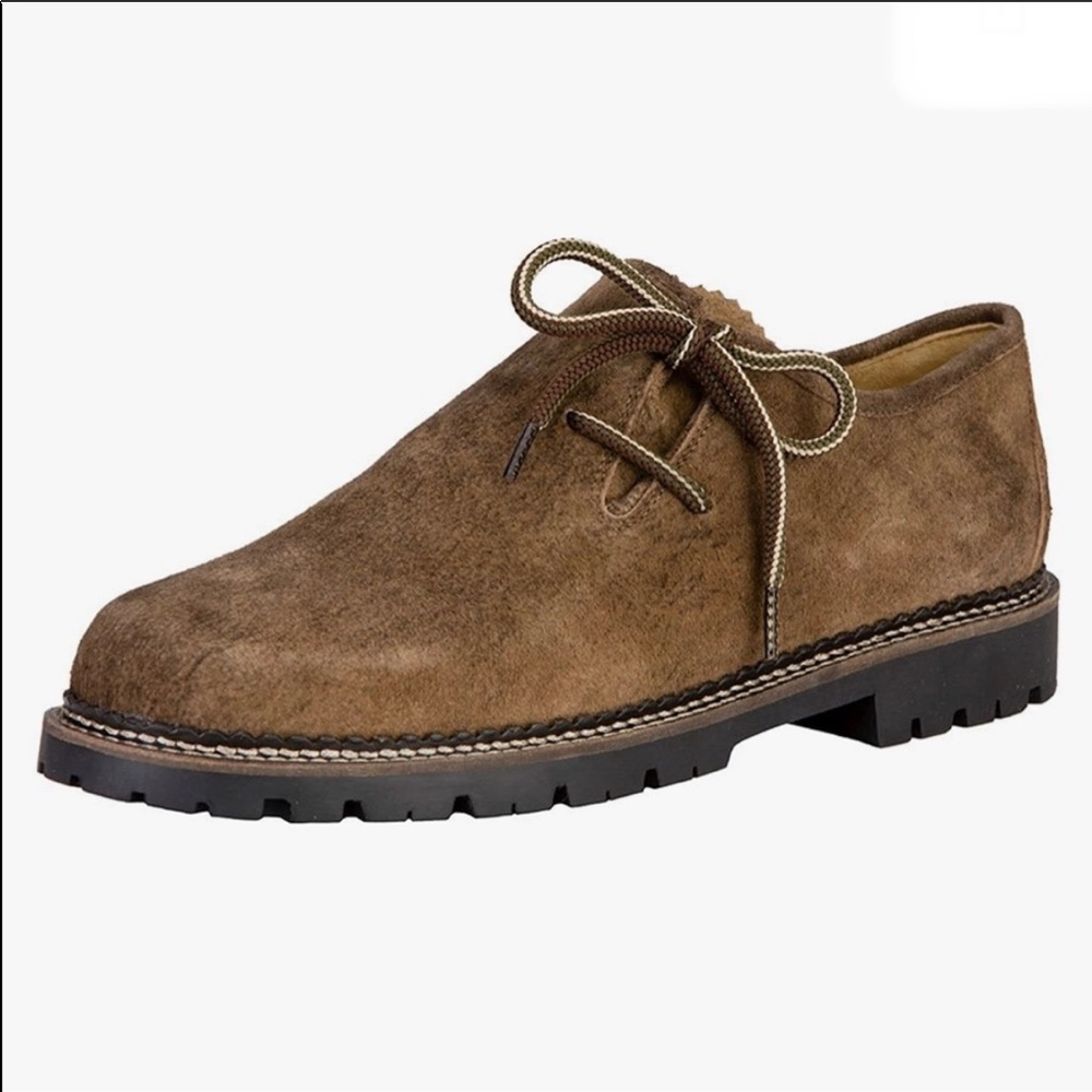 Brown Suede Lace Up Oxfords NEW